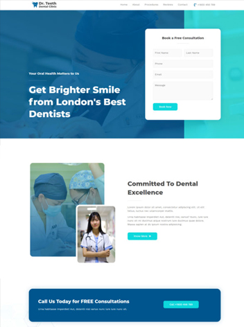 Websites dentist website