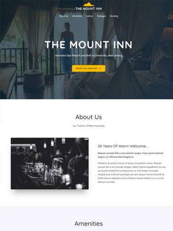 Websites hotel resort